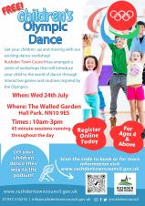 Children's Olympic Dance Workshop in The Walled Garden