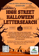 High Street Halloween Letter Search