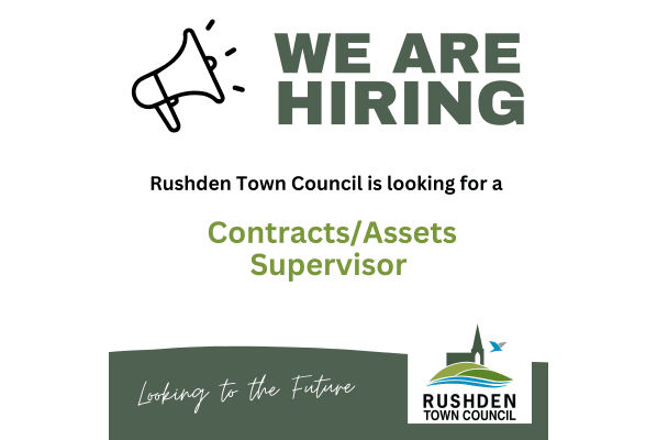 We are Hiring - Contracts/Assets Supervisor